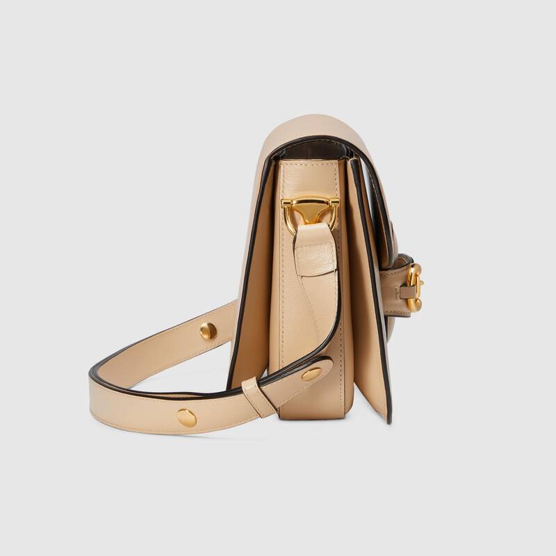 Gucci Horsebit 1955 Small Shoulder Bag 602204 Beige